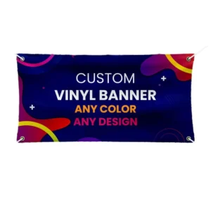 Custom Advertising Mesh Polyester Banner Waterproof Sublimation Banners 5 Meter Printing Fabric Fence Banner