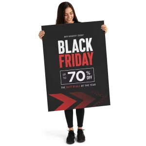 Custom Advertising Poster Printing A0 A4 Paper Posters for Commercial Promotion