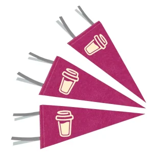Custom Advertising Sport Felt Banner Pennants for Sports Events and Venues