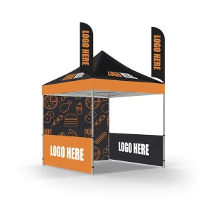 Custom Advertising Tent 3X3 3×6 Pop up Aluminum Canopy Tents 10×10 with Logo Printed for Outdoor Exhibition Events