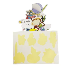 Custom Aesthetic Adhesive Paper Film Self Adhesive Pegatinas Stickers