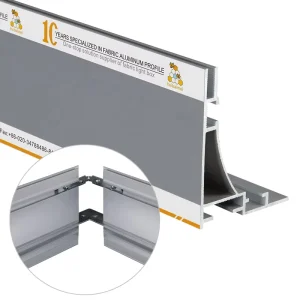 Custom Aluminium Extrusion Profiles Advertising Poster Frames Lightbox for Store shop