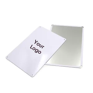 Custom Aluminum Blank Metal Poster Sign Sublimation Plates Silk Screen Printing Metal Sign Tin Sign