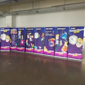 Custom Aluminum Folding Banner Roll up Poster Banner Stands pull up Banner Advertising Display