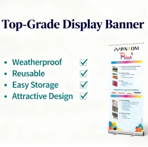 Custom Aluminum Full Sizes Roll Up Banner with Digital Printing