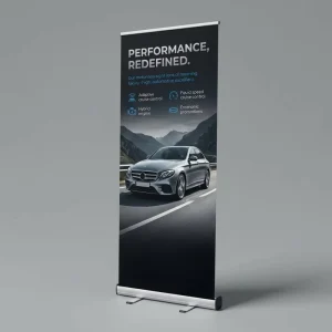 Custom Aluminum Large Roll up Stand Marketing Display Roll up Flex Banner Stand Roller Banner Stand with Bag