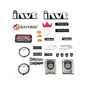 Custom Aluminum Metal Logo Nameplate Perfume Label High Gloss Metal Plate Signs Luxury Metal Crafts for Branding