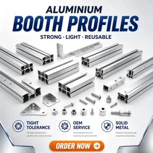 Custom Aluminum Profiles Extrusion LED Light Box Frame Profile 6063 T5 Anodized Silver Black for Light Box