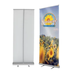 Custom Aluminum Roll up Banner Printing Display Stand Portable Lightweight