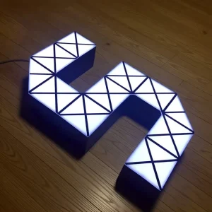Custom Aluminum Trimless Front Lit Channel Letters IP65 Waterproof 2 Year Warranty for Mobile Phone Shops