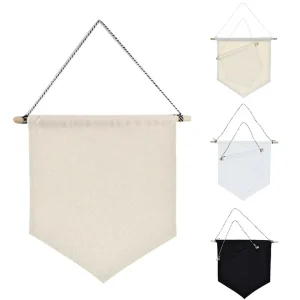 Custom Any Size Indoor Campaign Decorations Printed Fabric Canvas Wall Display Advertising Hanging Banner