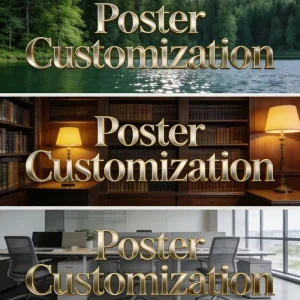 Custom Art Fancy Paper Digital Printed Posters for Store Advertising and Promotional Flyers