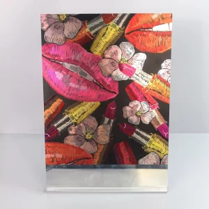 Custom Art Prints Aluminum Poster Metallic Fast Fashion Cosmetic Branding Promotion Shop Store Windows Display Artworks Expo