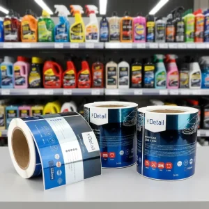 Custom Automotive Car Care Product Labels Roll Chemical Resistant Bottle Stickers Waterproof Auto Detailing Packaging Labels OEM
