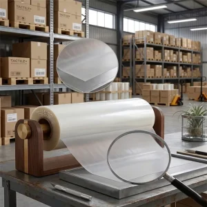 Custom BOPP PVC Thermal Soft Touch Matte Lamination Film 12-18 Micron For Gift Shopping