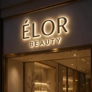 Custom Backlit 3D LED Reverse Channel Letters Business Signage Wall Mounted Illuminated Logo Promotional Sign IP65 CE Rohs
