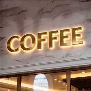 Custom Backlit Logo Letter Sign for Outdoor Business Displays Bright LED House Letters for Corporation Branding