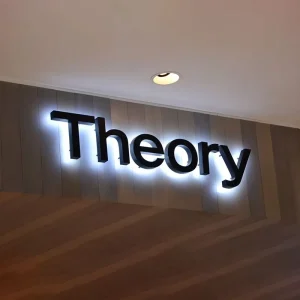 Custom Backlit Signs Stainless Steel Business Shop 3D Letter Signage LED Sign Board Logo Outdoor Store Front LED Channel Sign