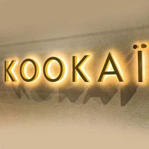 Custom Backlit Signs Stainless Steel Business Shop 3D Letter Signage Led Sign Board Logo Outdoor Store Front Led Channel Sign