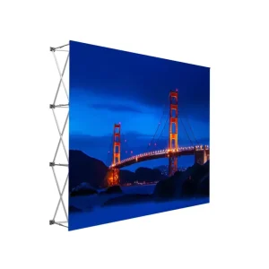 Custom Banner Stand Frame Morden Display Racks Portable Backdrop Show Booth Display Stand Stand Trade Show and Party Equipment