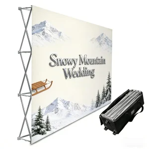 Custom Banner Stand Photo Trade Show and Party Equipment Backdrop Wall Booth Able Exhibition Stand Wall Booth Promotion Portable
