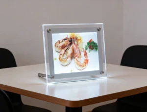 Custom Battery Powered Freestanding Ultra Slim LED Light Box Portable for Trade Show Display Advertising