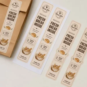Custom Beverage Labels Printed Roll Waterproof Durable Glossy Packaging Labels for Bottle Juice Food Stickers