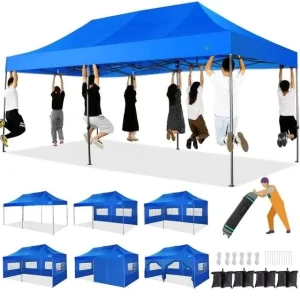 Custom Big Outdoor Branded 40mm Commercial Folding Big Popup Gazebo 20×10 Inflatable Tent Events Canopy Trade Show Tents 3×3
