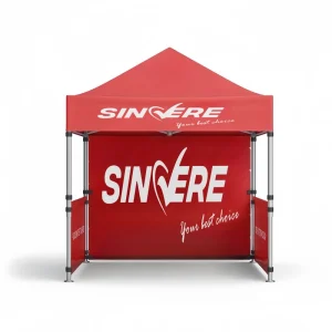 Custom Big Outdoor Branded 50Mm Commercial Trade Show Folding Big Tent Popup Canopy Tent