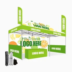 Custom Big Outdoor Branded 50mm Commercial Trade Show Folding Big Tent Popup Gazebo 20 X 10 3×6 10×20 10 X 20 Canopy Tent