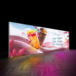 Custom Big Size 6M*3M LED Backlit Poster Display Light Box Frame Aluminum SEG Light Box