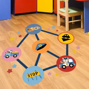 Custom Billboard Outdoor Use Floor Sticker Self adhesive Floor Sticker Printing Vinyl Floor Sticker