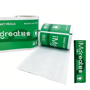 Custom Bopp Biodegradable Pla Laminating Sachet Paper Food Packaging Film Roll for Disposable Tableware Packaging