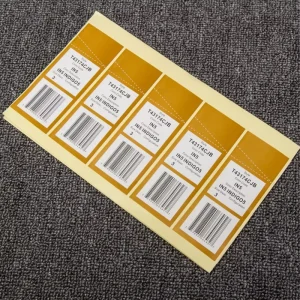 Custom Brand Logo Printing Self Adhesive Vinyl Waterproof Lollipop Bottle box envelope Custom Wax Security Sealing Sticker