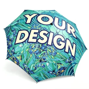 Custom Branded Logo Design Advertising Luxury Oversized Parasols Outdoor UPF 50 Anti UV Portable Umbrellas