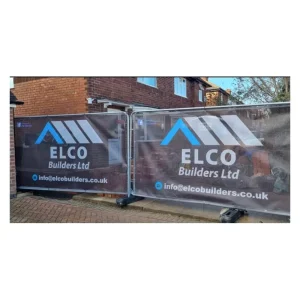 Custom Branded Printed Heras Fence Covers Printed Heras Banners Great for Events & Sites