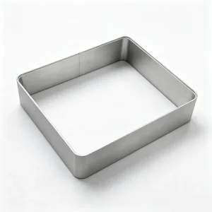 Custom Brushed Round Corner Rectangle Aluminum Frame Extrusion for Display Screen