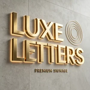 Custom Building Backlit LED Sign Shop Name Board Transformer Powered Office Store Front Business Outdoor Indoor Reception