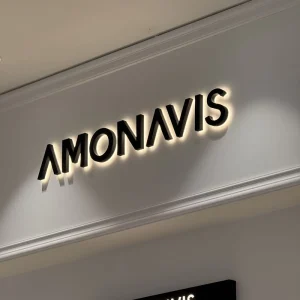 Custom Building Stainless Metal LED Signage Restaurant Office LED Billboard 3D LED Letters Outdoor LED Sign for Business