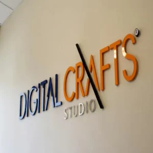 Custom Business Metal Sign Various Colors 3D Stainless Steel Logo Sign for Commercial Advertising