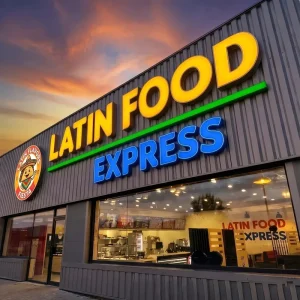 Custom Business Outdoor Signage Illuminated Led Letters 3D Logo Led Channel Led Illuminated Sign Letter For Shop