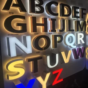 Custom Business Sign 3d Letter Sign Led Business Sign Metal Sign Custom logo Led Sign Acrylic Signs Backlit Sign