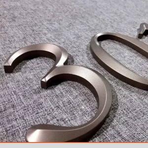 Custom CNC Metal Letters Laser Cut Stainless Steel Design Alphabet Logo Outdoor Advertising Business Signs