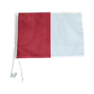 Custom Car Flag 12 x 18 30x45cm with Plastic Pole for Window Decoration