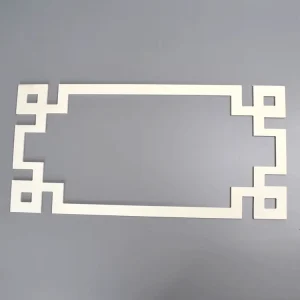 Custom Carved 3D PVC Wall Art Decorative PVC 3D Wall Panels 3D Printed Plastic Door Sign