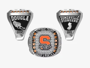 Custom Championship Ring Custom Champions Ring Soccer Basketball Baseball Softball Hockey Custom Color Name Logo Youth