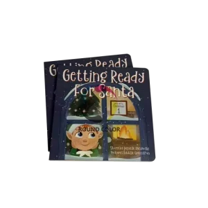 Custom Christmas Board Book Matte Lamination Printed Round Corner Offset Printing Service