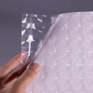 Custom Clear Self Adhesive PET Translucent Moisture Proof Cat Eyes Soft Eco friendly ROHS Certified Cold Lamination Sheets