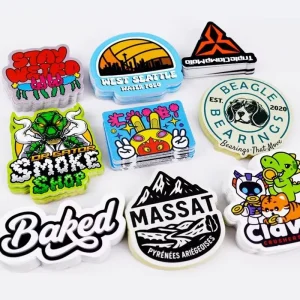 Custom Clear Vinyl Stickers Transparent Waterproof PVC Die Cut Decal Custom Logo Printed Decorative Adhesive Stickers