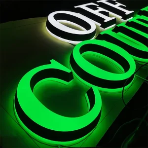 Custom Color 3D Hotel PVC Alphabet Signage Acrylic LED Letter Signs For Car & Company Advertising
